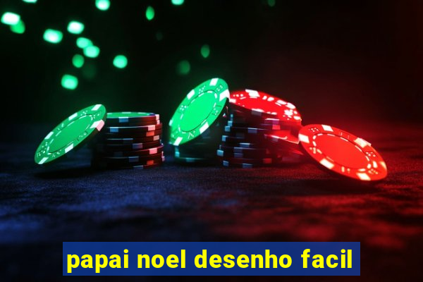 papai noel desenho facil